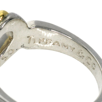 TIFFANY&Co. Heart ribbon Ring Silver 18K Yellow GoldLadies [Used]
