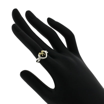 TIFFANY&Co. Heart ribbon Ring Silver 18K Yellow GoldLadies [Used]