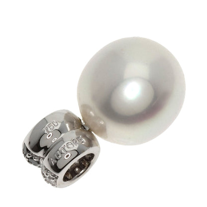 AUTORE Pearl Pearl Diamond Pendant top K18 White Gold 4.5g　Ladies