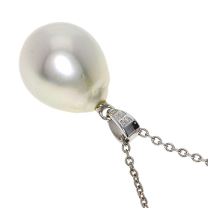 MIKIMOTO Pearl Pearl Necklace K14 White Gold Ladies [Used]