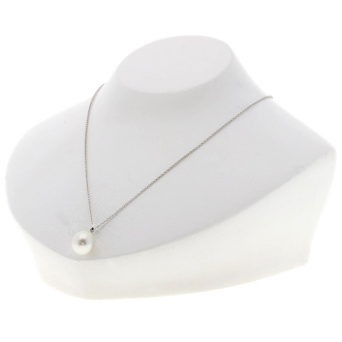 MIKIMOTO Pearl Pearl Necklace K14 White Gold Ladies [Used]