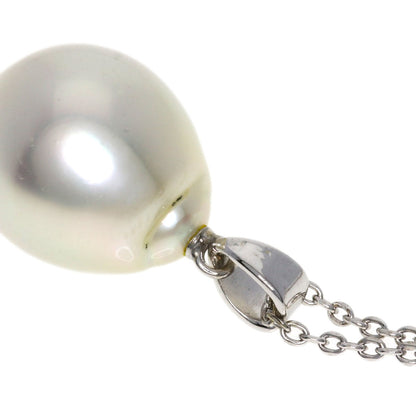 MIKIMOTO Pearl Pearl Necklace K14 White Gold Ladies [Used]
