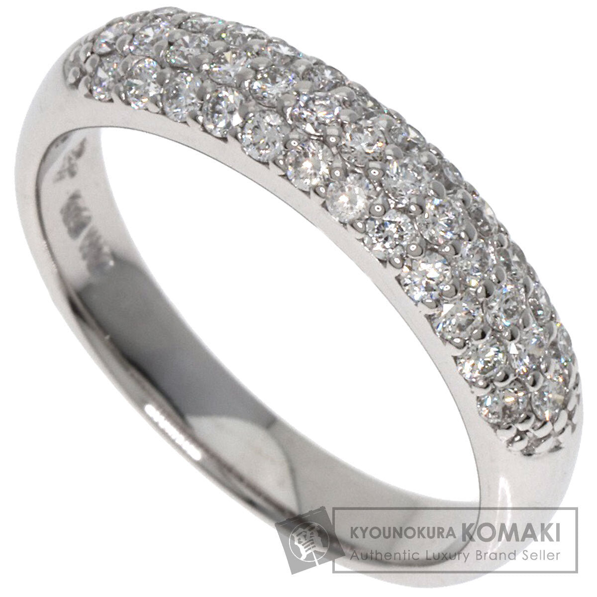 Ponte Vecchio Diamond Ring K18 White Gold Ladies [Used]