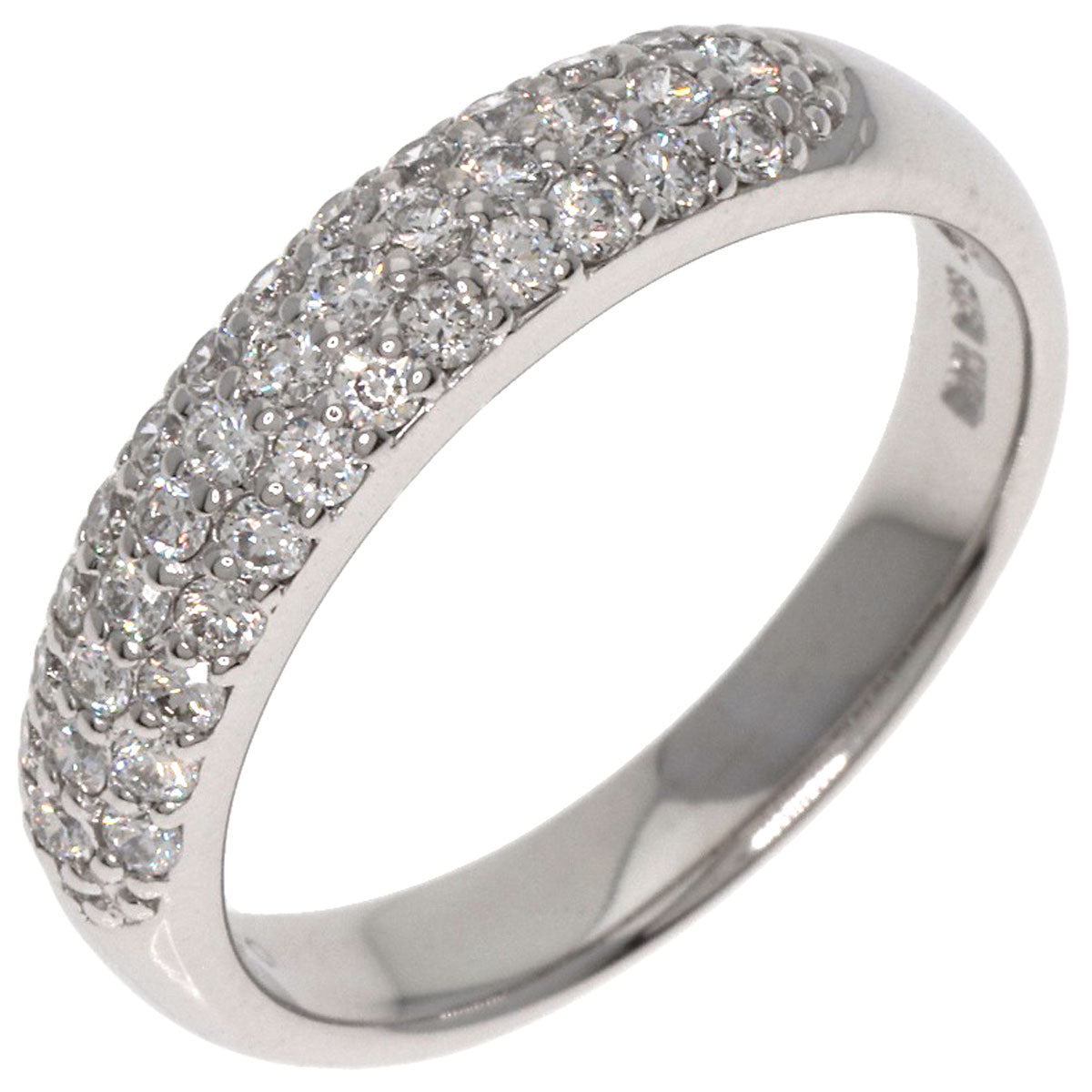 Ponte Vecchio Diamond Ring K18 White Gold Ladies [Used]