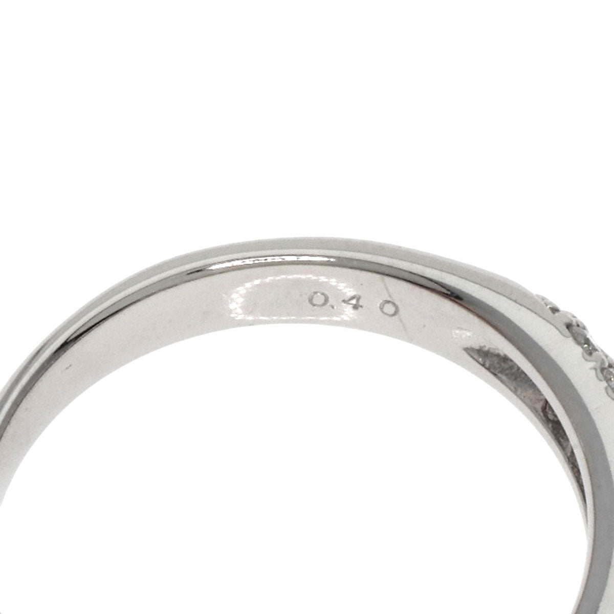 Ponte Vecchio Diamond Ring K18 White Gold Ladies [Used]