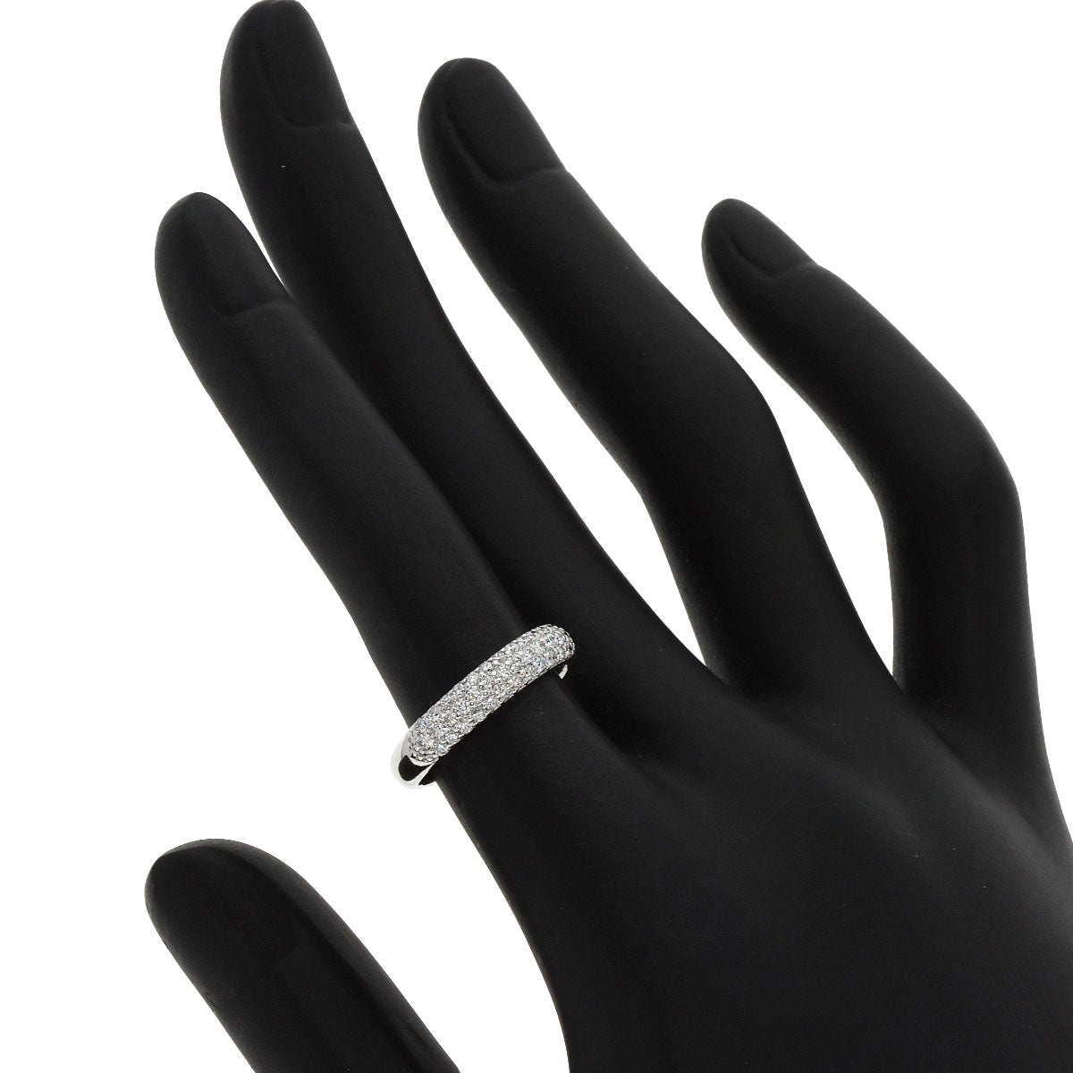 Ponte Vecchio Diamond Ring K18 White Gold Ladies [Used]