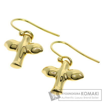 TIFFANY&Co.   earring Bird cross K18 Yellow Gold Ladies