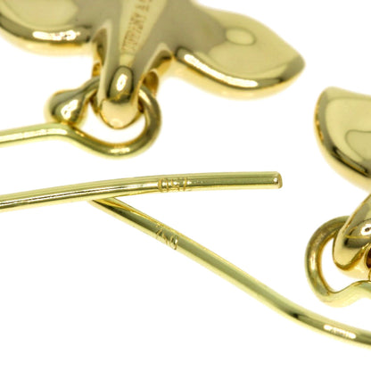 TIFFANY&Co.   earring Bird cross K18 Yellow Gold Ladies