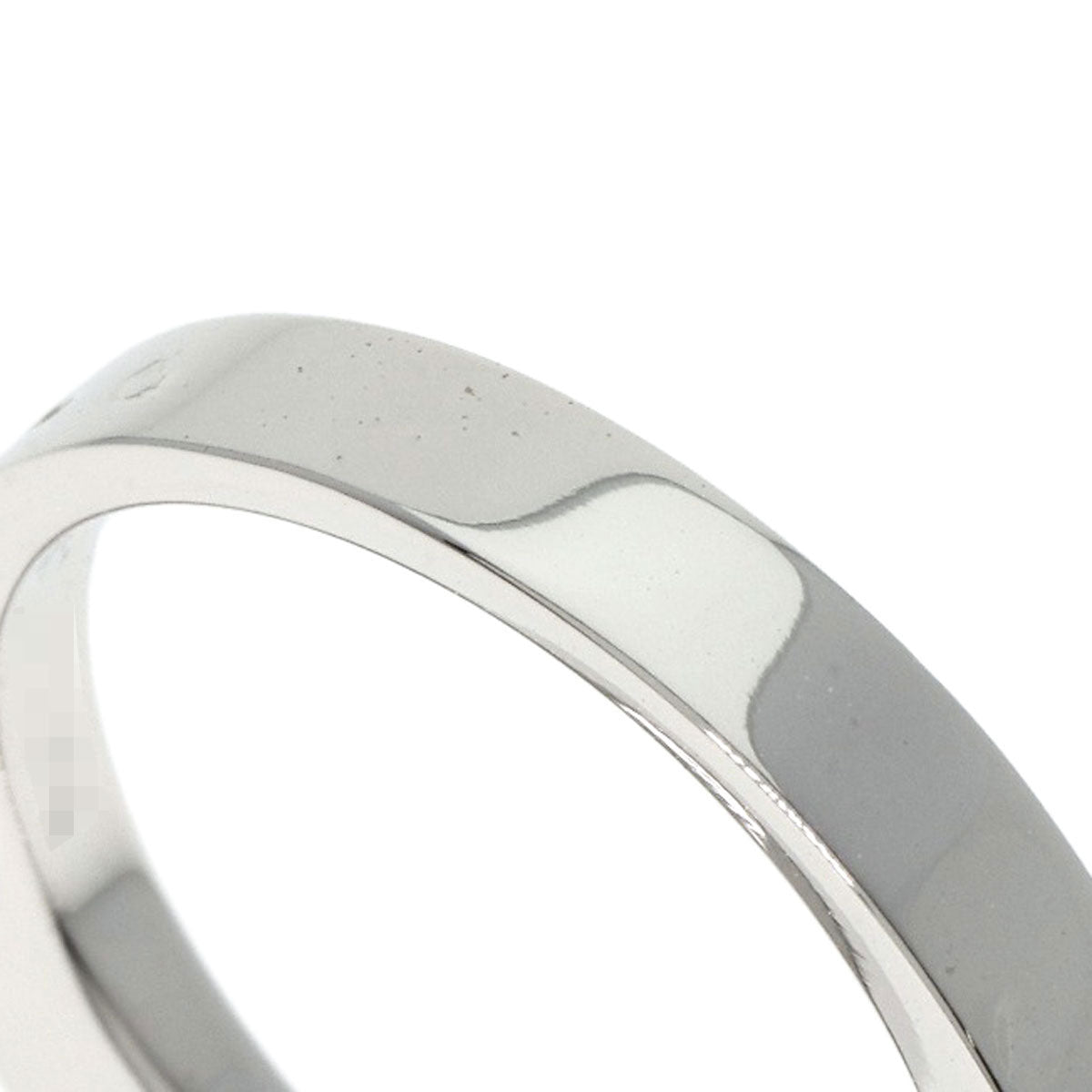 CARTIER   Ring Date with Diamond #48 K18 White Gold Ladies