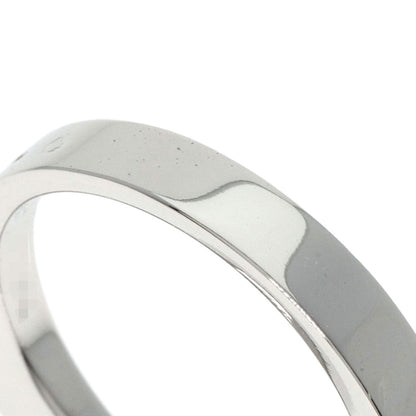 CARTIER   Ring Date with Diamond #48 K18 White Gold Ladies