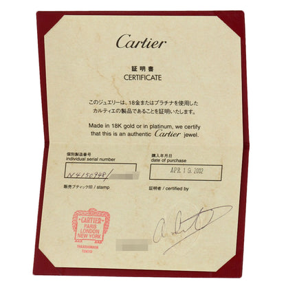 CARTIER   Ring Date with Diamond #48 K18 White Gold Ladies