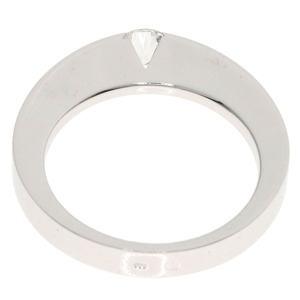 カルティエ デート ウィズ ダイヤモンド #48 リング・指輪 K18ホワイトゴールド レディース 【中古】【CARTIER】