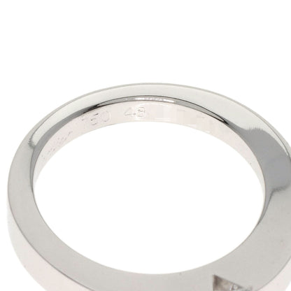 CARTIER   Ring Date with Diamond #48 K18 White Gold Ladies