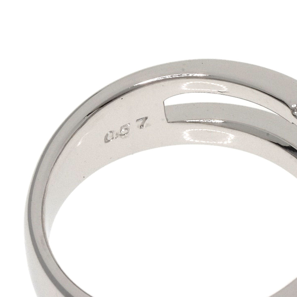 TASAKI Trilogy 3P Diamond Ring K18 White Gold Ladies [Used]