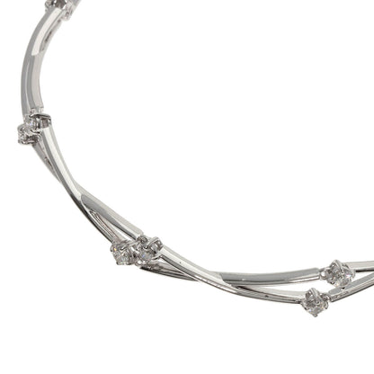 TASAKI Diamond Bracelet K18 White Gold Ladies [Used]