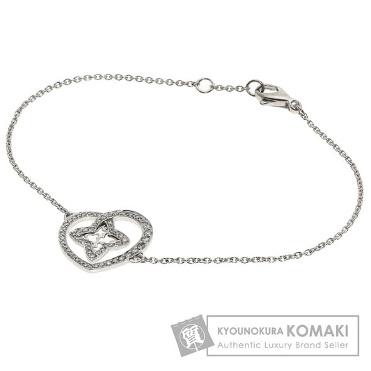 LOUIS VUITTON Cool Heart Diamond Bracelet Bracelet K18 White Gold Ladies [Used]