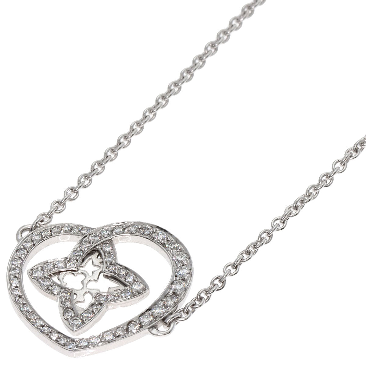 LOUIS VUITTON Cool Heart Diamond Bracelet Bracelet K18 White Gold Ladies [Used]