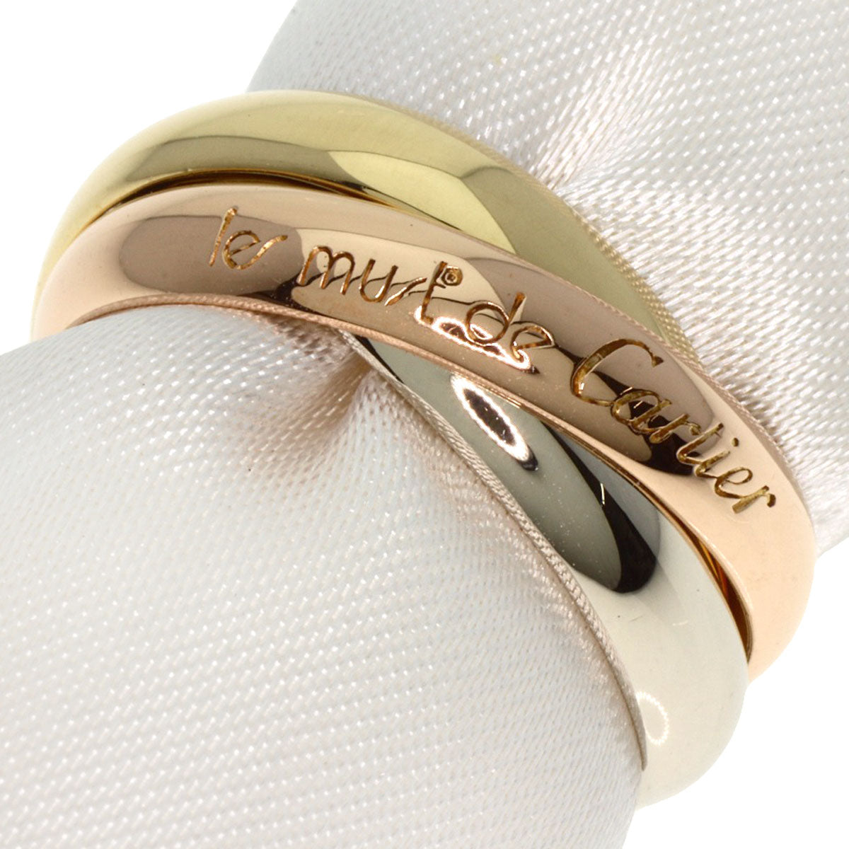 CARTIER   Ring Trinity #52 K18 Yellow Gold K18 White GoldLadies