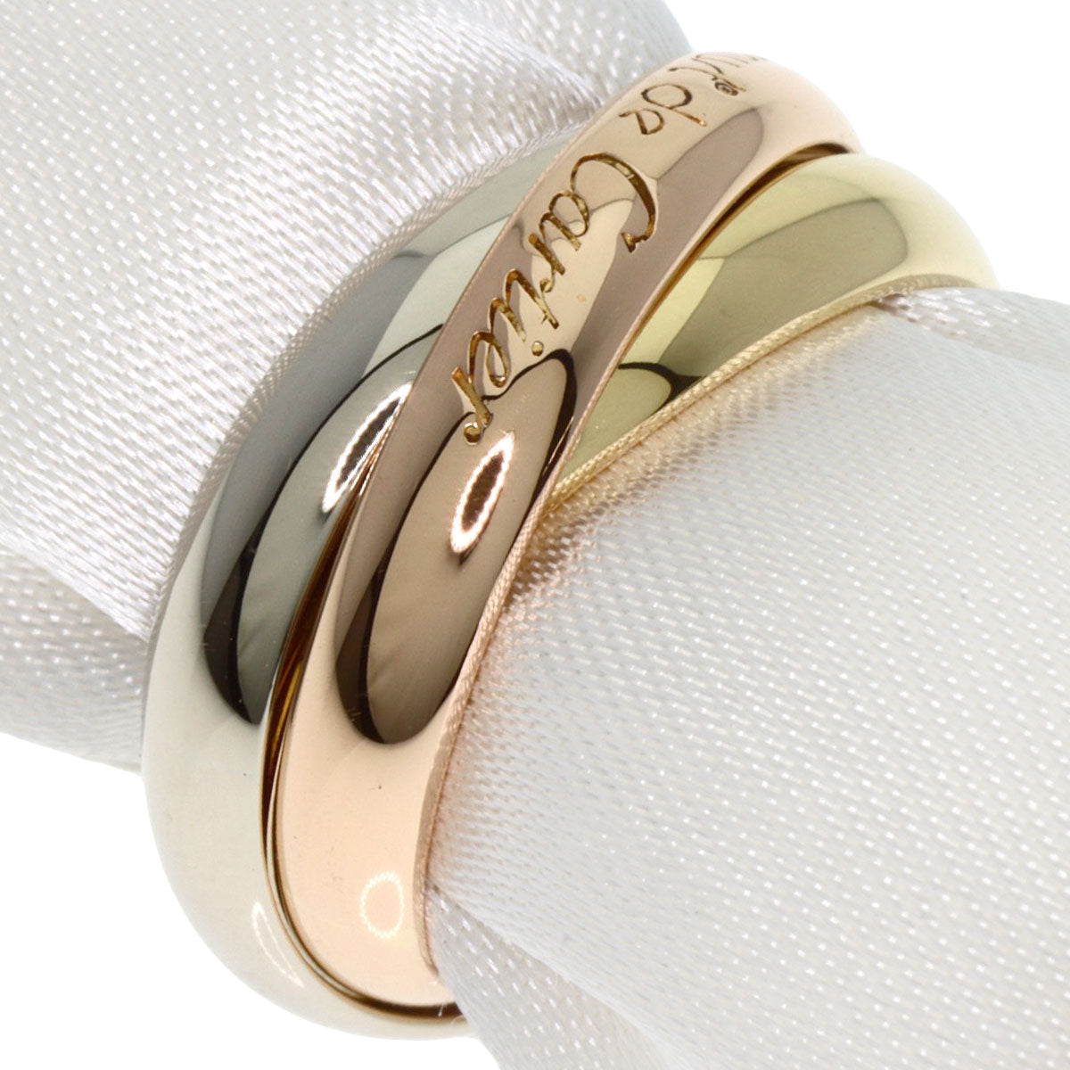 CARTIER   Ring Trinity #52 K18 Yellow Gold K18 White GoldLadies