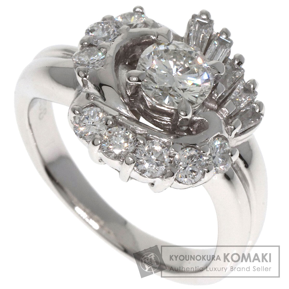 0.503ct Diamond Ring Platinum PT900  9.06g　Ladies