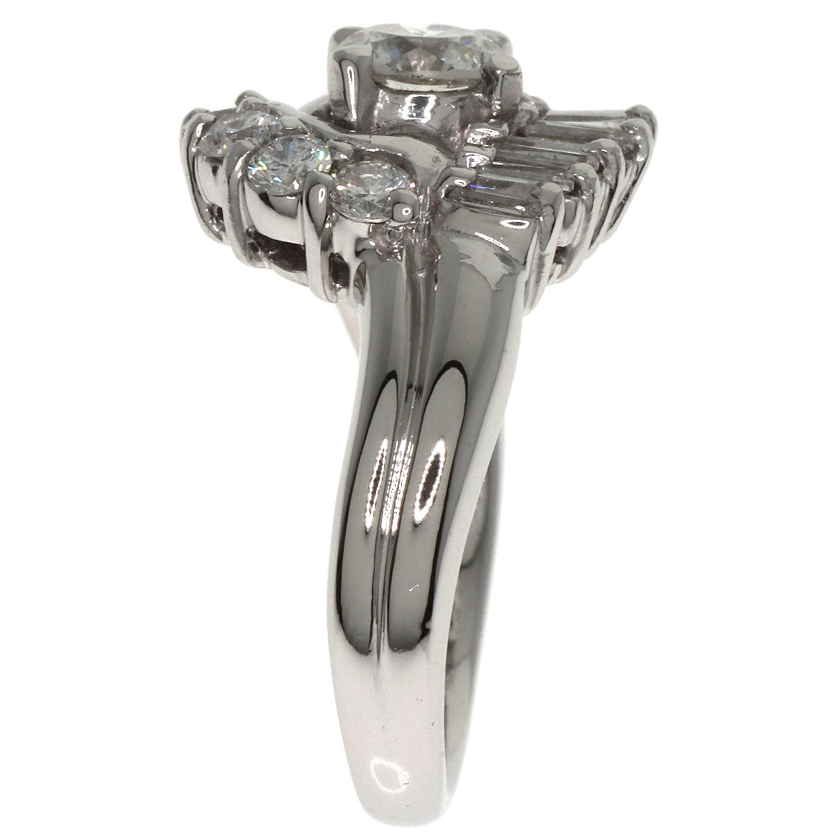 0.503ct Diamond Ring Platinum PT900  9.06g　Ladies