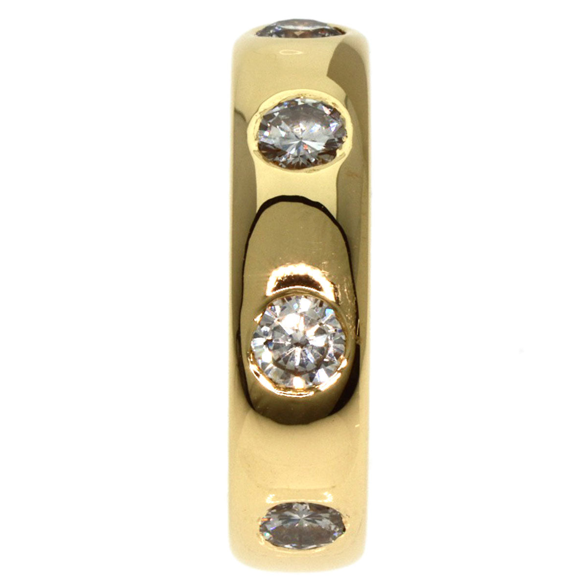 0.863ct 6P Diamond Ring K18 Yellow Gold  7.47g　Ladies