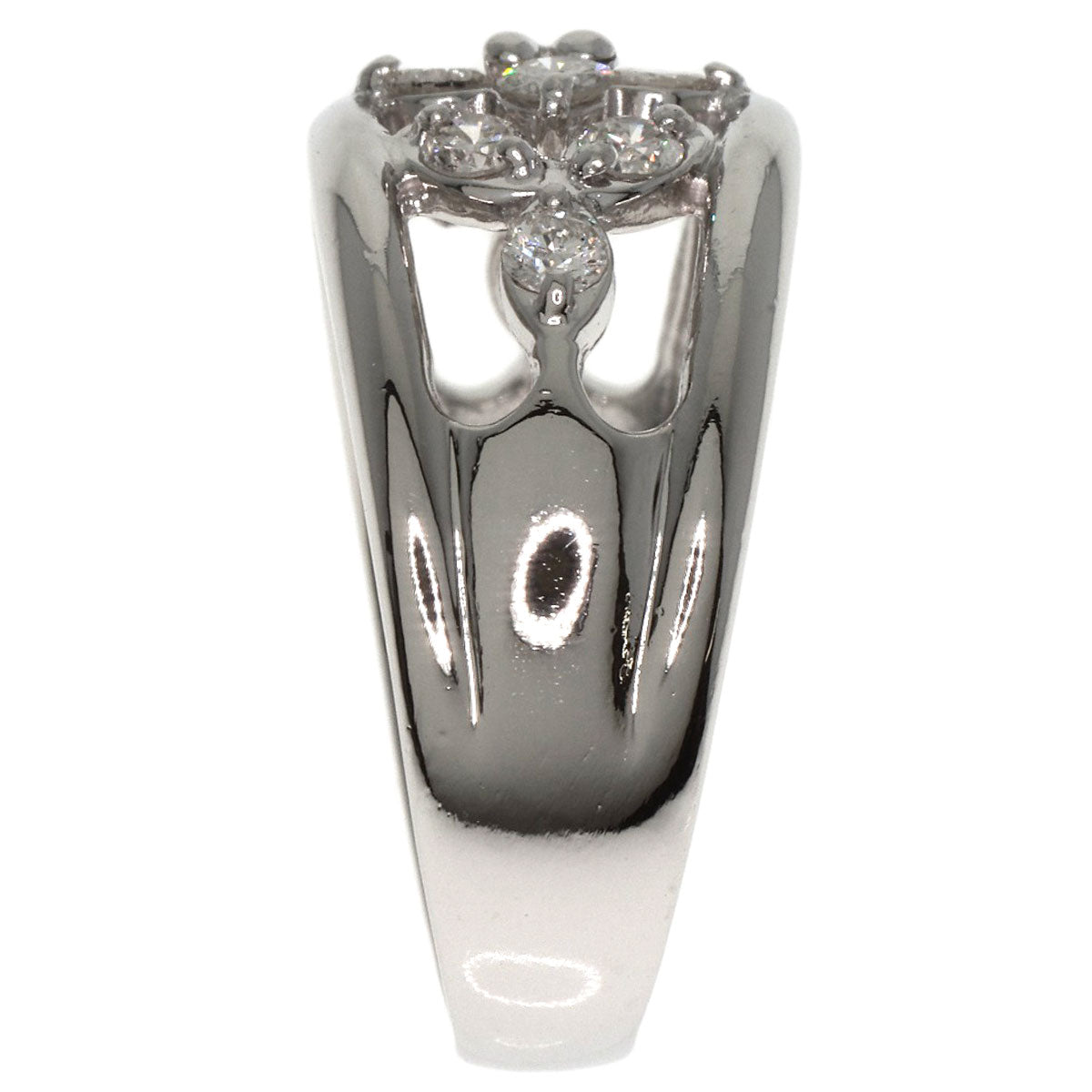 0.43ct Diamond Ring Platinum PT900  7.2g　Ladies