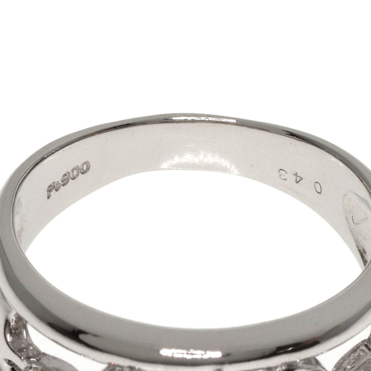 0.43ct Diamond Ring Platinum PT900  7.2g　Ladies