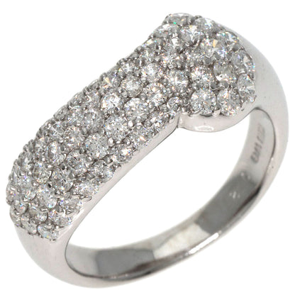 0.72ct Diamond Ring K18 White Gold  3.9g　Ladies