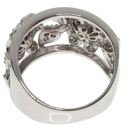 0.5ct Diamond Ring K18 White Gold  8.1g　Ladies