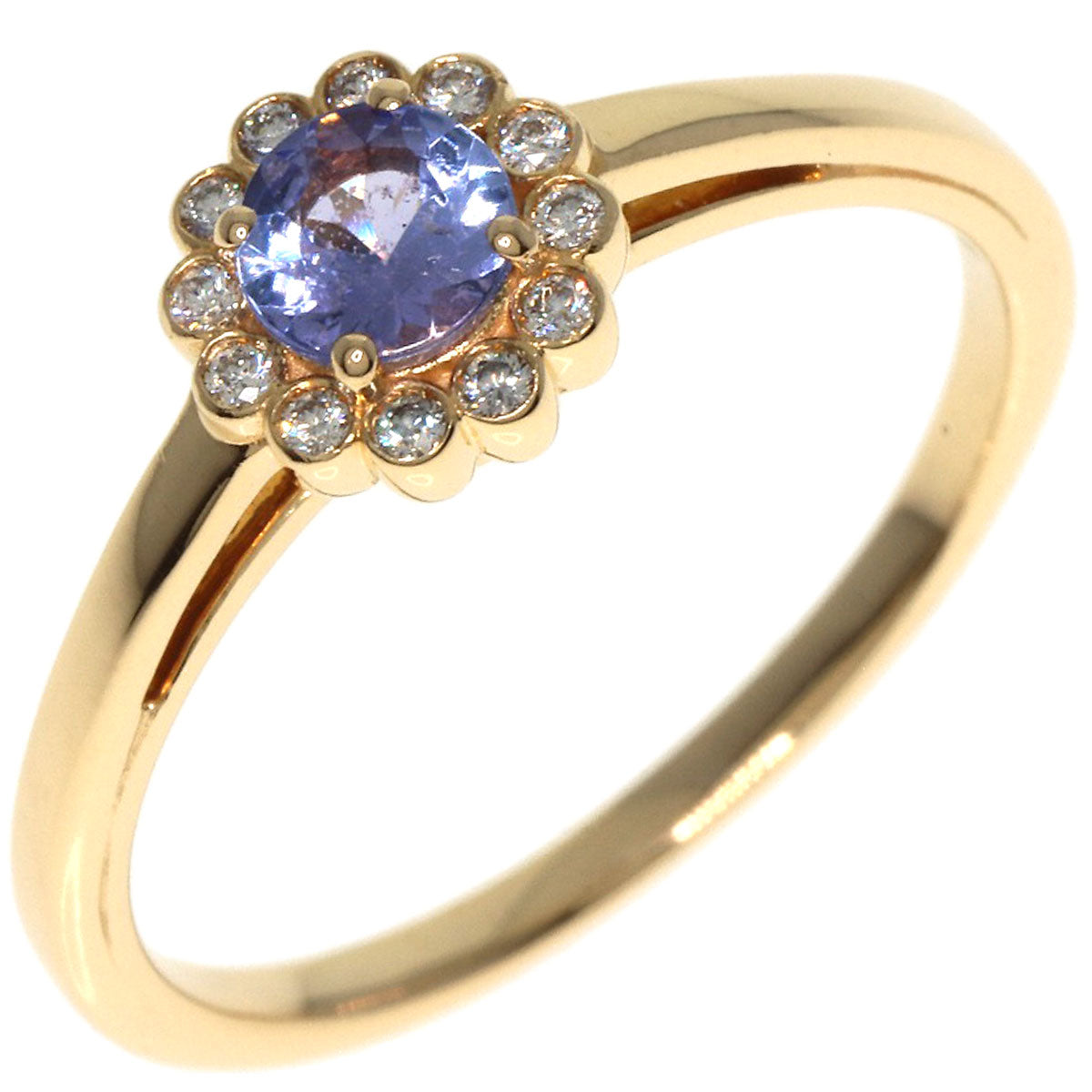 VANDOME   Ring Tanzanite Diamond K18 Yellow Gold Ladies