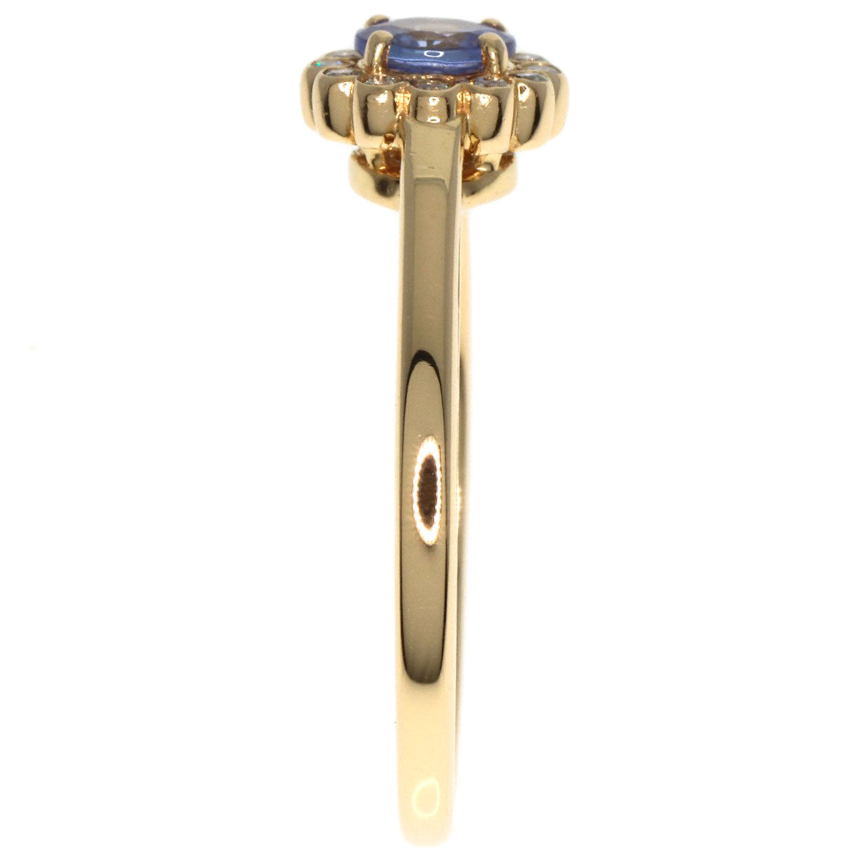 VANDOME   Ring Tanzanite Diamond K18 Yellow Gold Ladies