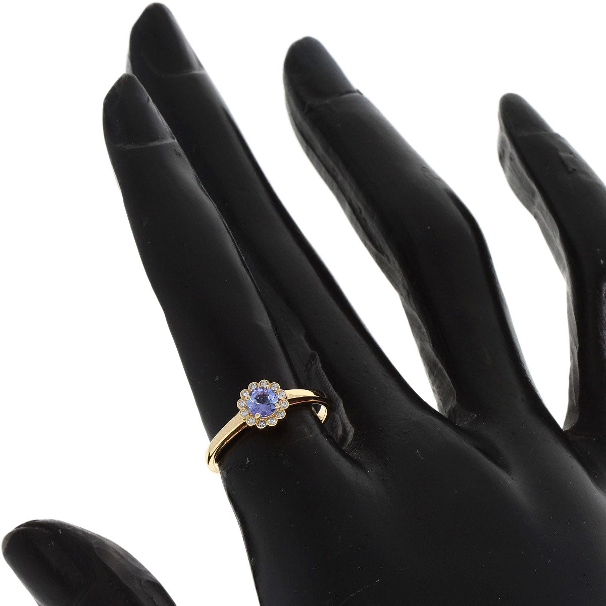 VANDOME   Ring Tanzanite Diamond K18 Yellow Gold Ladies