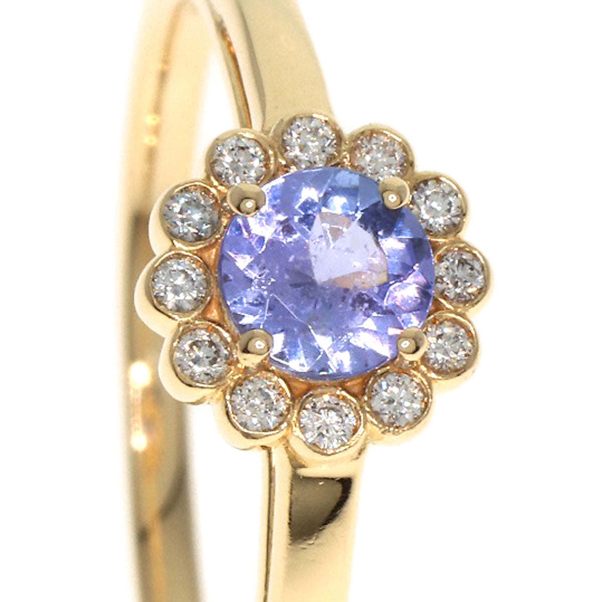 VANDOME   Ring Tanzanite Diamond K18 Yellow Gold Ladies