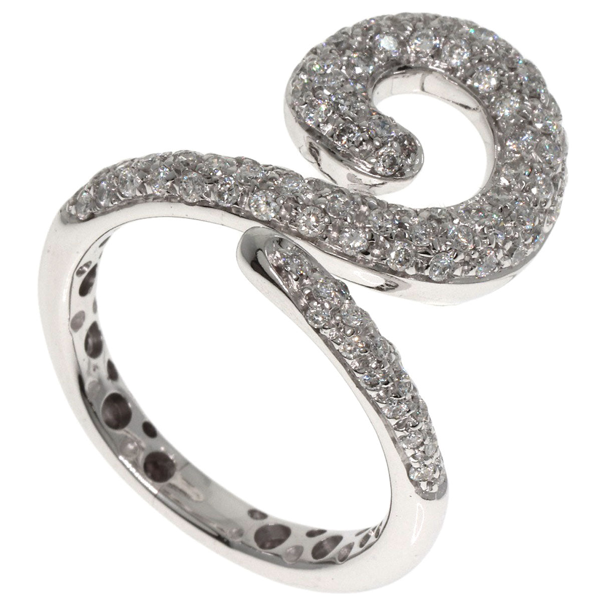 Diamond Ring K18 White Gold  7.23g　Ladies