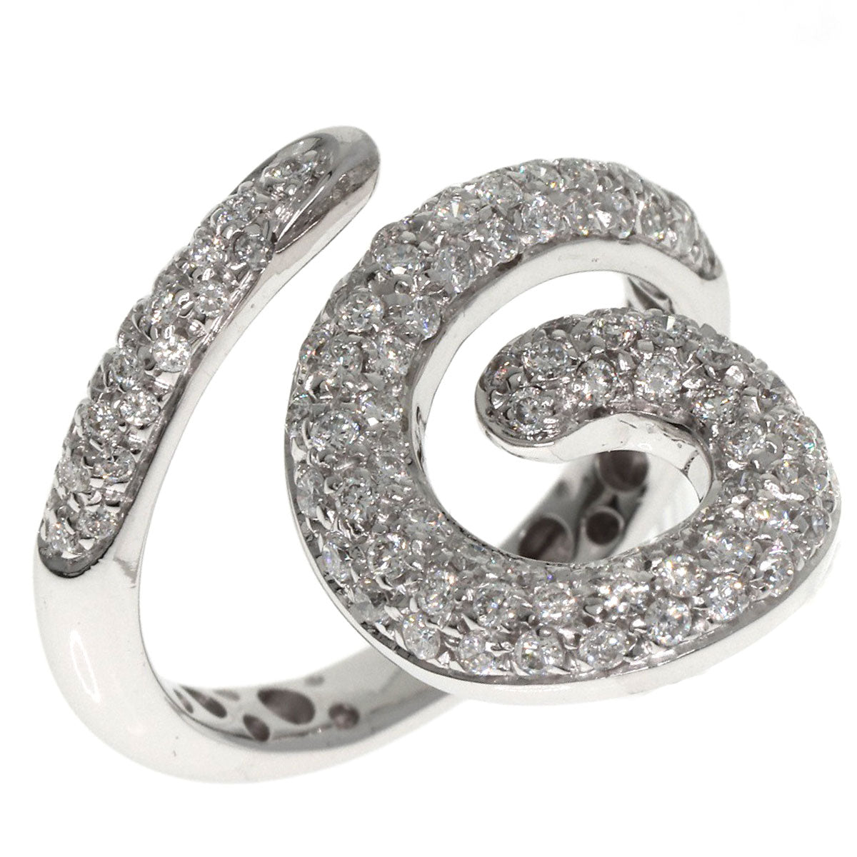 Diamond Ring K18 White Gold  7.23g　Ladies