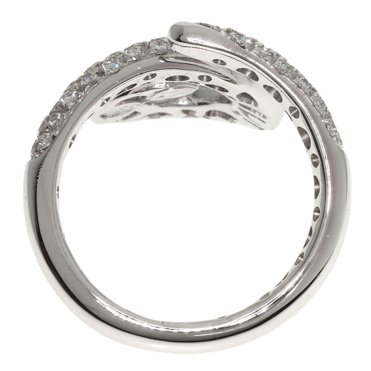 Diamond Ring K18 White Gold  7.23g　Ladies