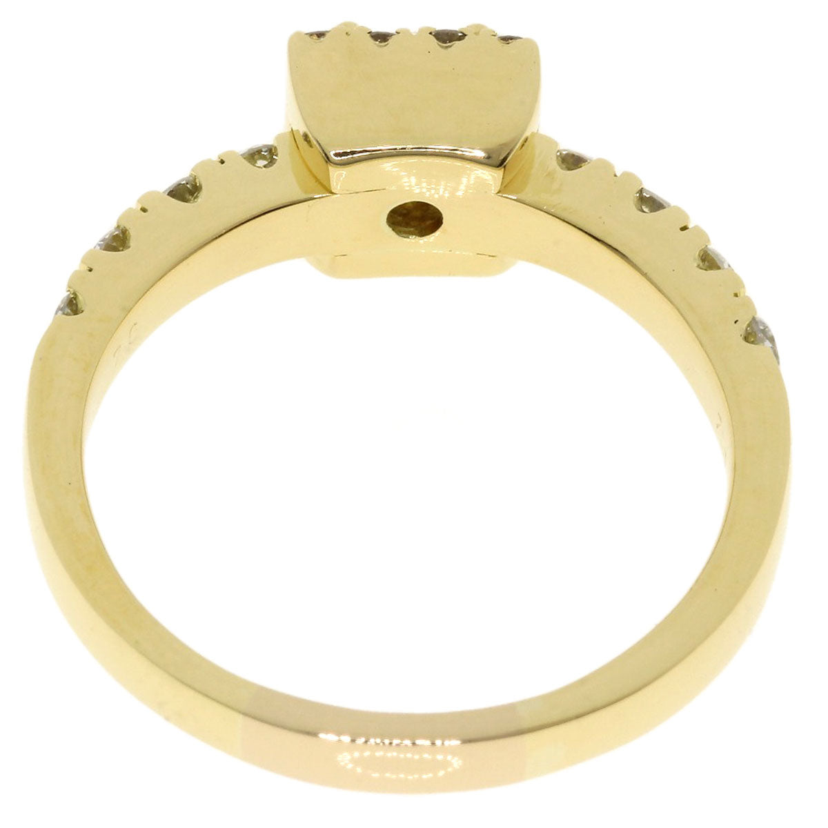 0.41ct Diamond Ring K18 Yellow Gold  8.2g　Ladies