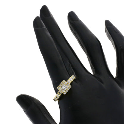 0.41ct Diamond Ring K18 Yellow Gold  8.2g　Ladies