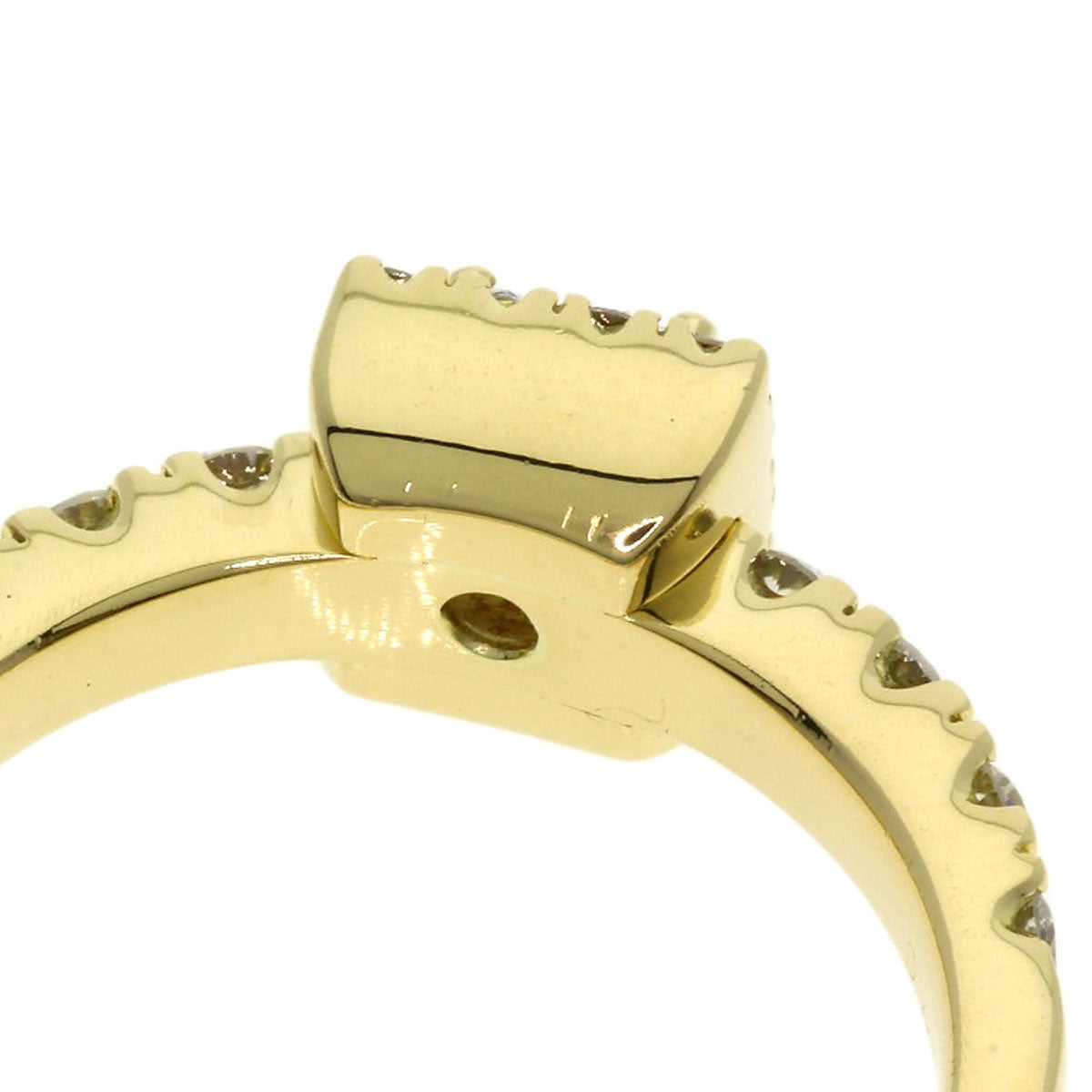 0.41ct Diamond Ring K18 Yellow Gold  8.2g　Ladies