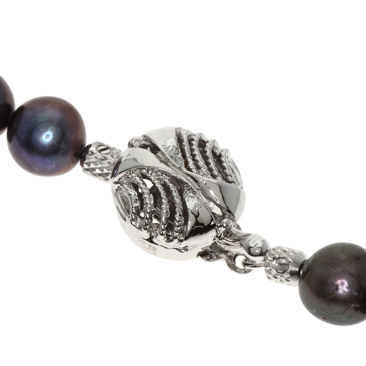 Freshwater Pearl Pearl Necklace Silver 39.3g　Ladies