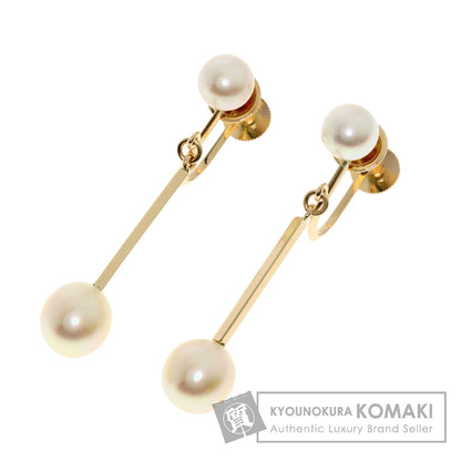 Pearl Pearl Earring K14 Pink Gold  3.3g　Ladies