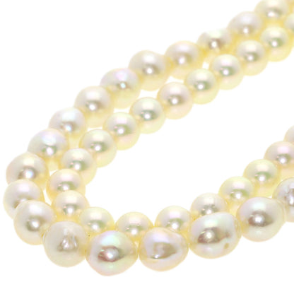 Akoya Pearl Pearl 2 series Necklace Silver  66g　Ladies