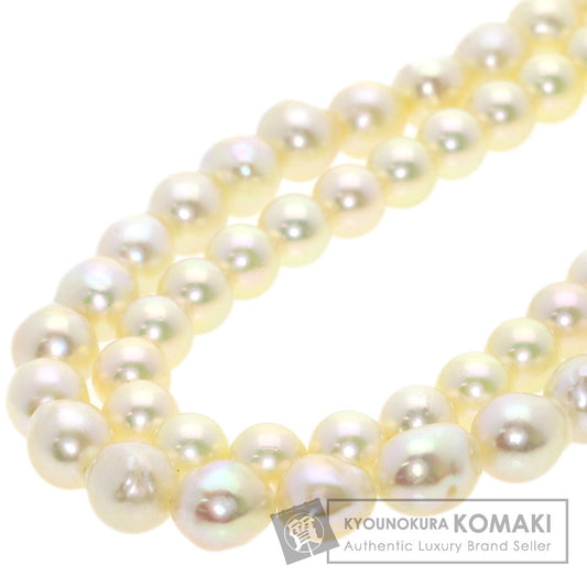 Akoya Pearl Pearl 2 series Necklace Silver  66g　Ladies