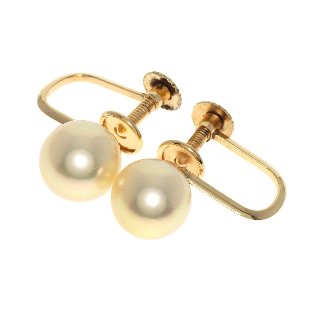 Akoya pearl Pearl Earring K18 Yellow Gold  1.9g　Ladies