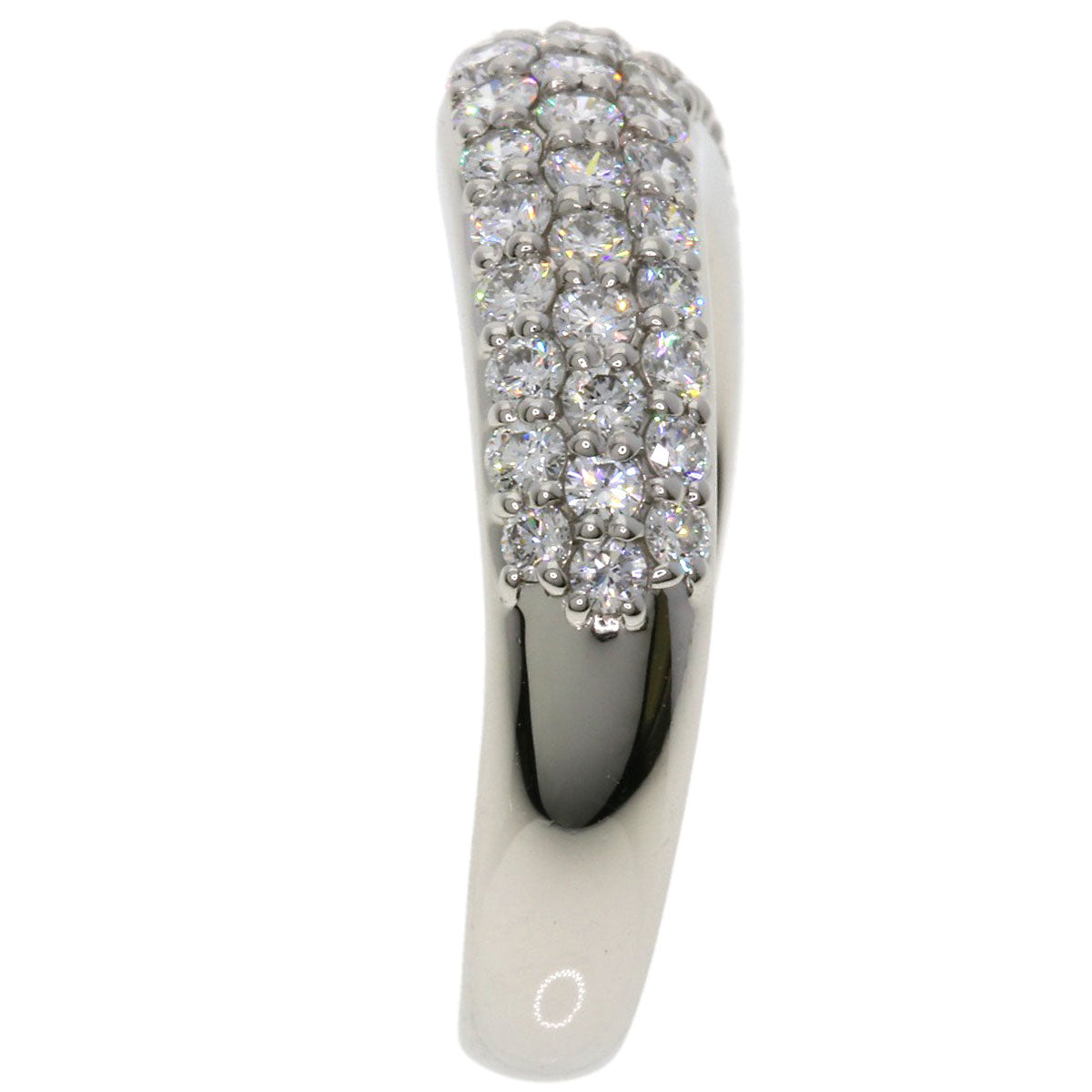 1ct Diamond Ring Platinum PT900  6.7g　Ladies