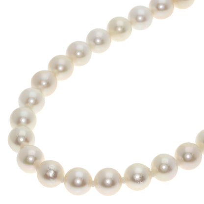 Akoya pearl Pearl Earring 2 piece set Necklace Silver 35.2g　Ladies