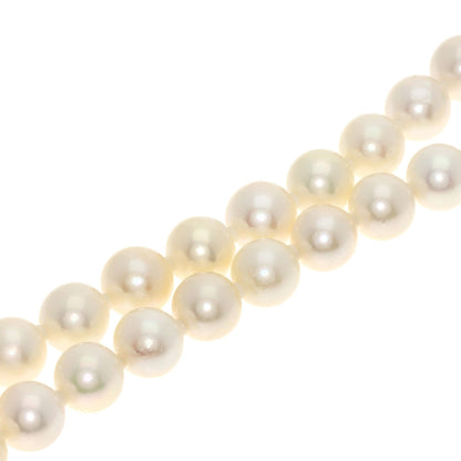 Akoya pearl Pearl Earring 2 piece set Necklace Silver 35.2g　Ladies