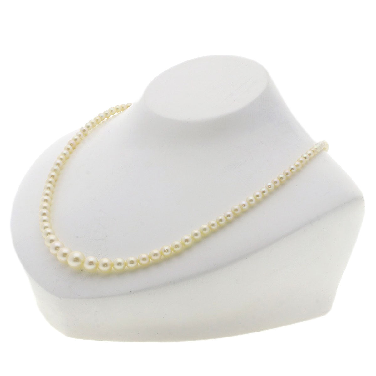 Pearl Pearl Gradation Necklace Silver 16.4g　Ladies