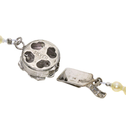 Pearl Pearl Gradation Necklace Silver 16.4g　Ladies